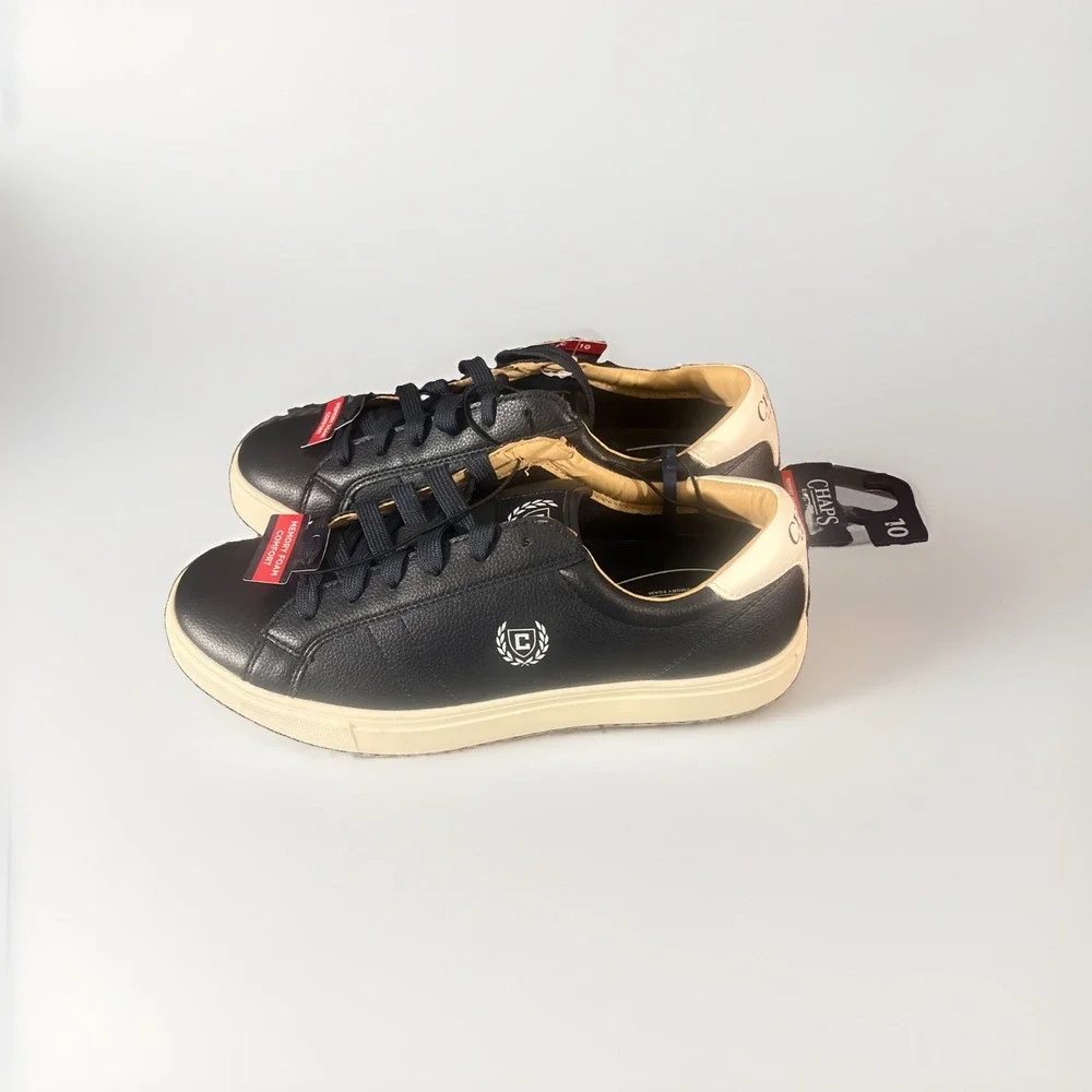 Chaps Men's Size 10 Navy Blue Lace Up Sneakers